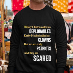Hillary Clinton Called Us Deplorables Kathy Hochul Called Us Clowns But We Are Really Patriots And They Are Scared Shirt