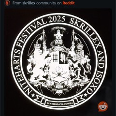 Skrillex B2B ISOXO @ NITEHARTS FESTIVAL 2025 ¦ San Diego, CA