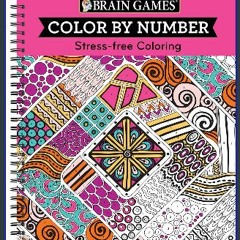 {PDF} ❤ Brain Games - Color by Number: Stress-Free Coloring (Pink) Full Pages