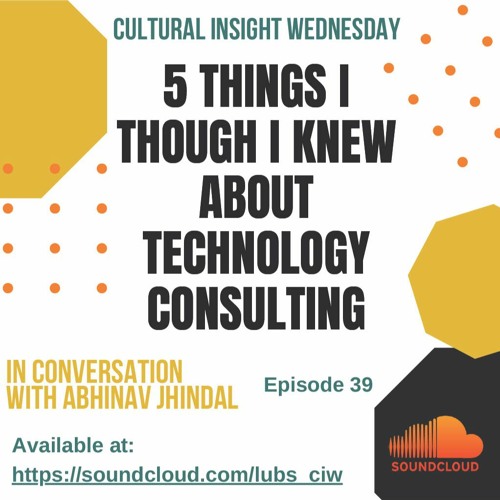 DIS 12 - 5 Things I thought I knew about Technology Consulting