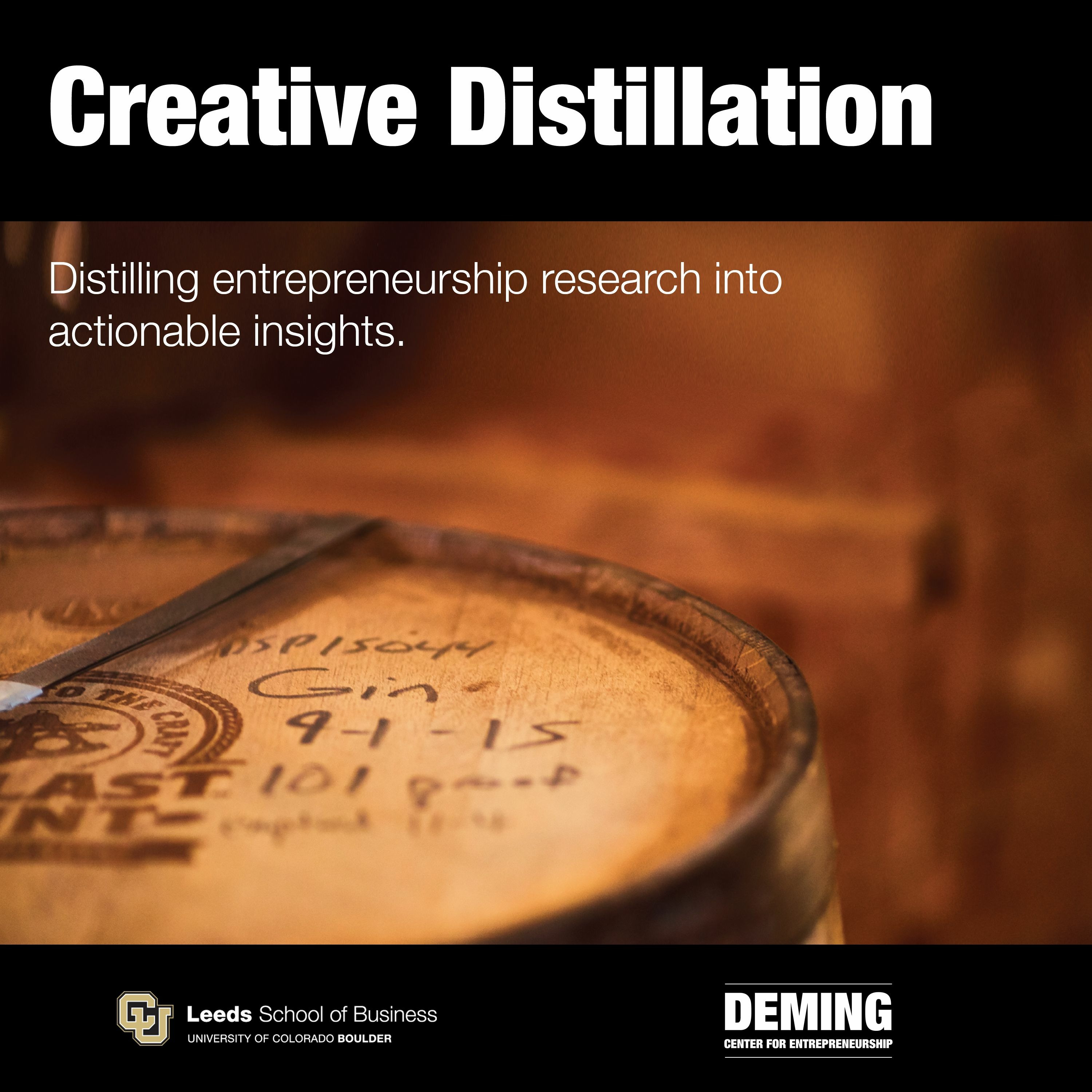 Creative Distillation
