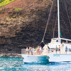 Review Special Price Deluxe Na Pali Sunset Snorkel Tour On The Lucky Lady