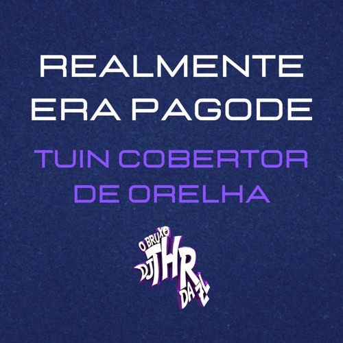 REALMENTE ERA PAGODE - TUIN COBERTOR DE ORELHA ( PROD_thR. )