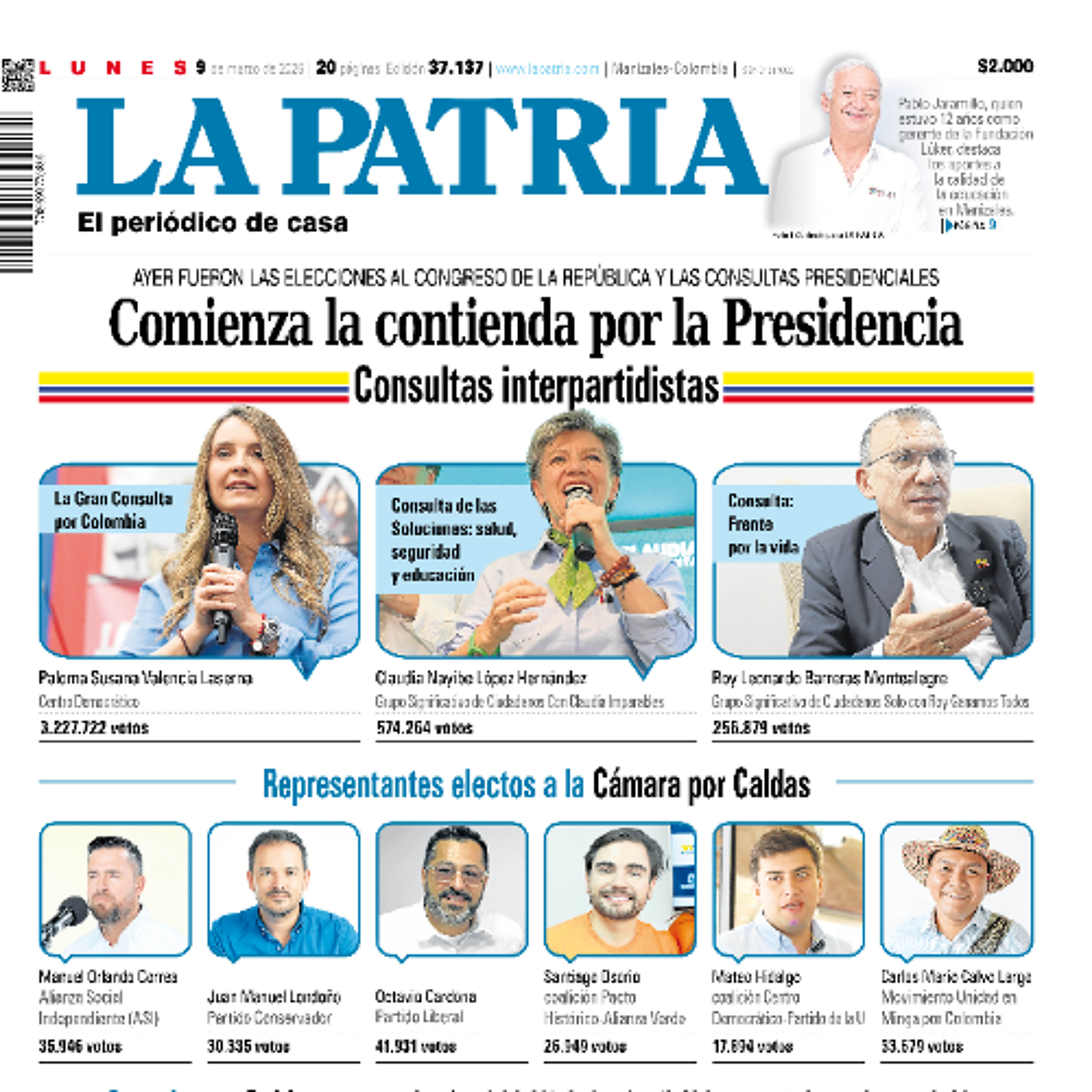 1. Titulares del informativo de la mañana - 9 de marzo episode artwork