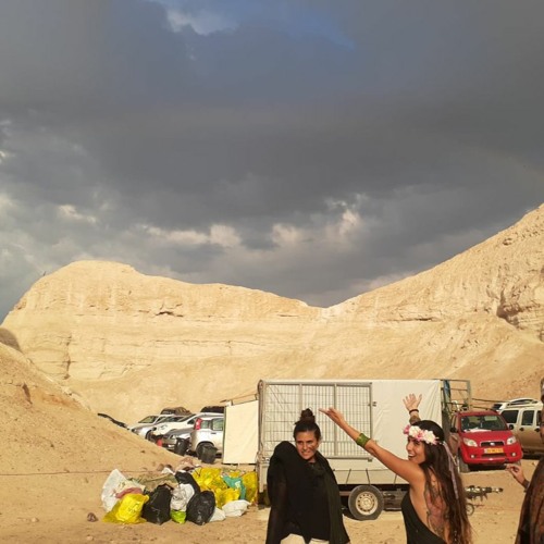 rainbow in the desert