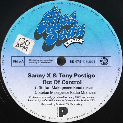 Sanny X & Tony Postigo - Out Of Control (Stefan Makepeace Remix)