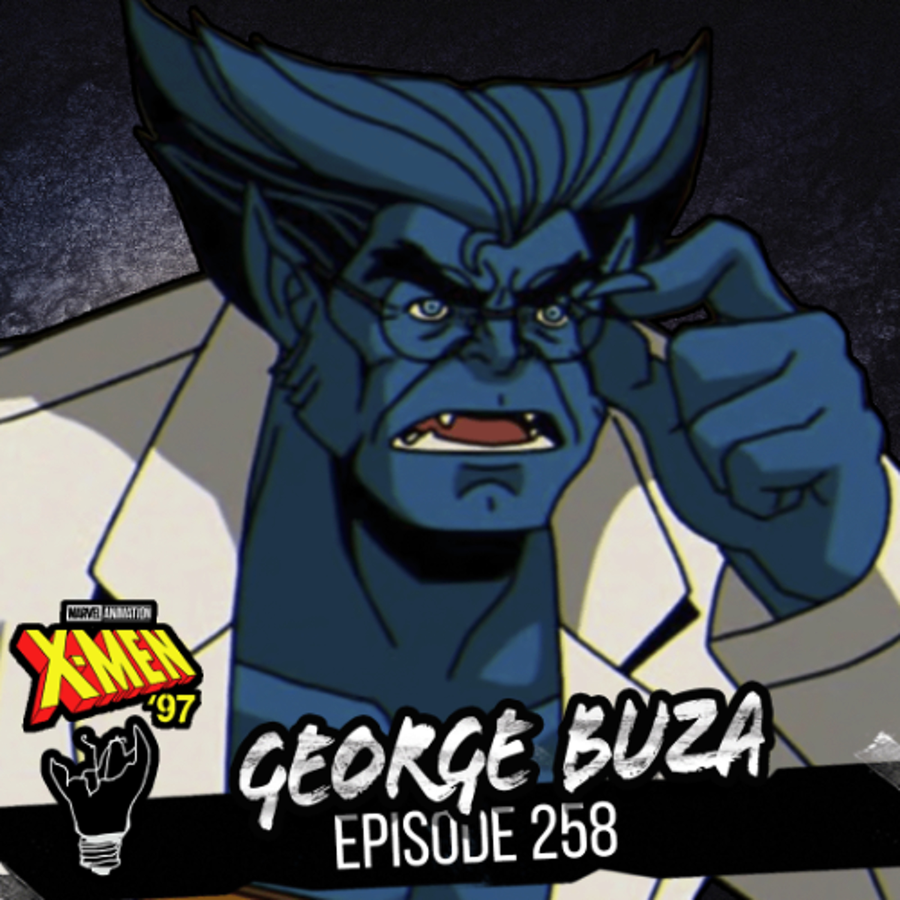 Episode 258 featuring BEAST! (George Buza) X-Men '97 and X-Men: The Animated Series episode artwork
