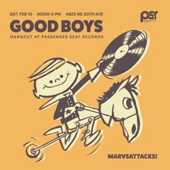Good Boys Hangout at Passenger Seat Records - Vinyl Set
