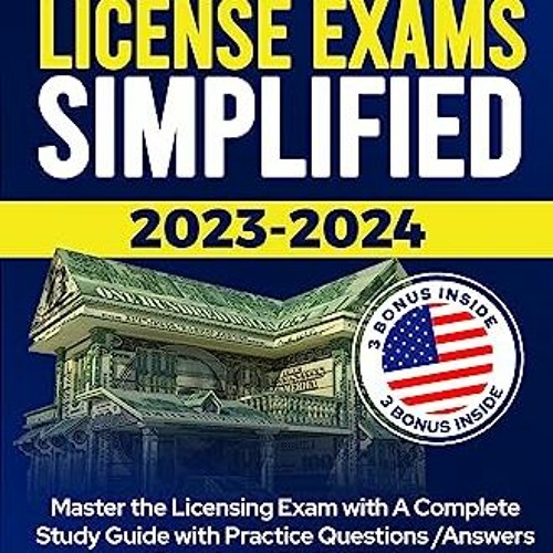 Stream Read^^ 🌟 Real Estate License Exams Simplified 20232024 Master