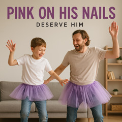 Pink On His Nails