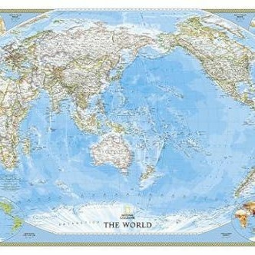 Stream episode pdf National Geographic World, Pacific Centered Wall Map ...