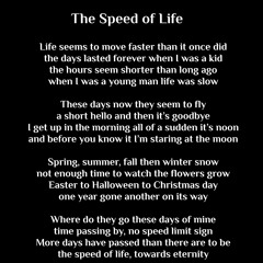 The Speed of Life