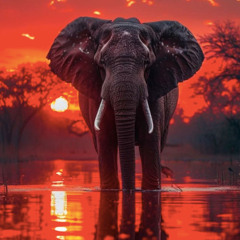 Elephant in Red