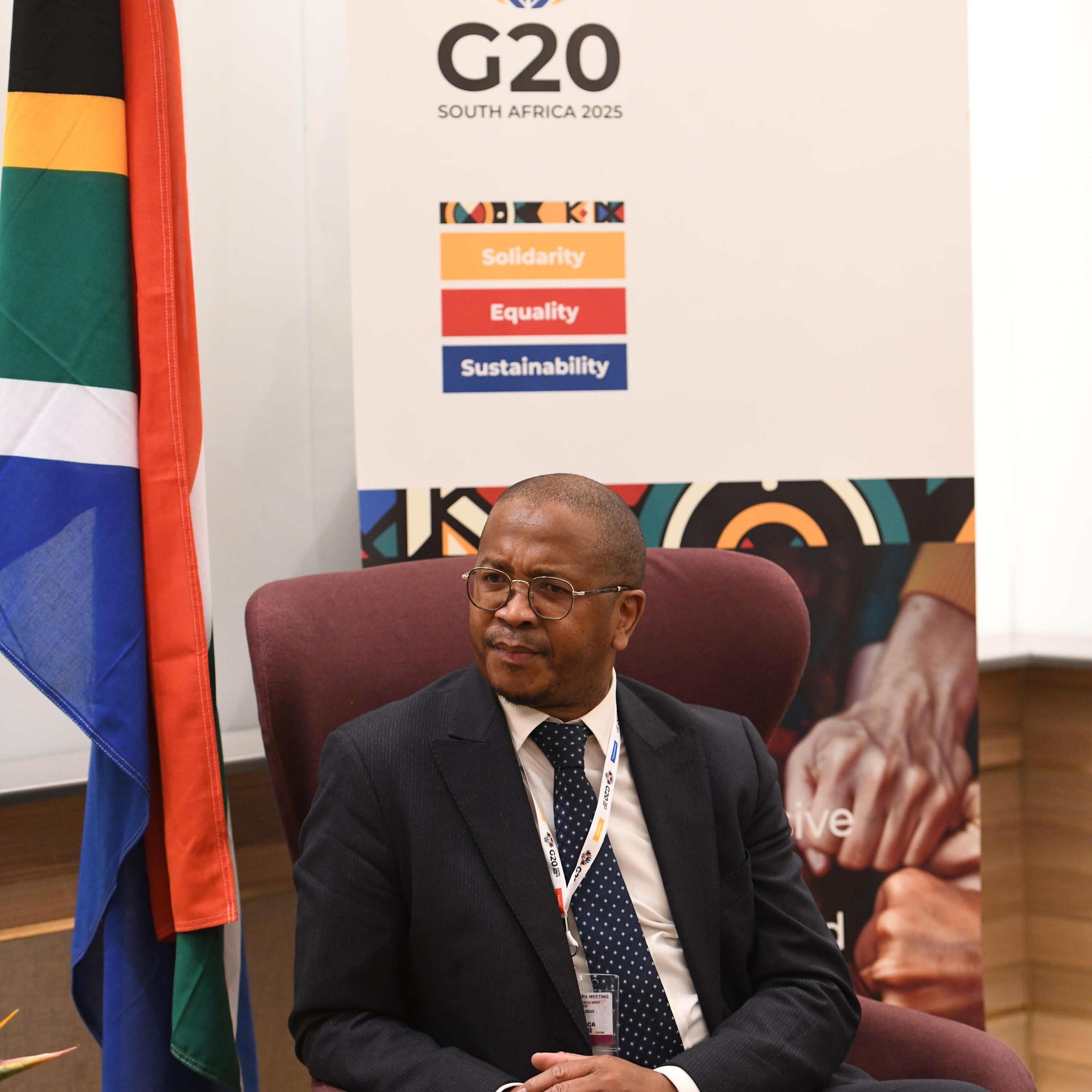 AMB  XOLISA MABHONGO ON DAY ONE OF THE 3RD G20 SHERPAS MEETING