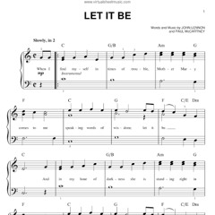 4. Let It Be, Yesterday, Hey Jude (Piano)