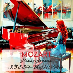 MOZART's Piano Sonata - K533 F,  Maj 1st  Mov.