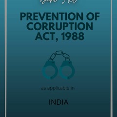 PDF The Prevention of Corruption Act, 1988: (Bare Act With Short Notes)