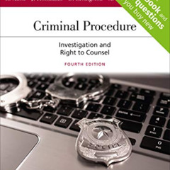 [DOWNLOAD] KINDLE 📩 Criminal Procedure: Investigation and the Right to Counsel [Conn