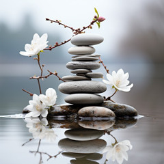 Peaceful music and nature sounds