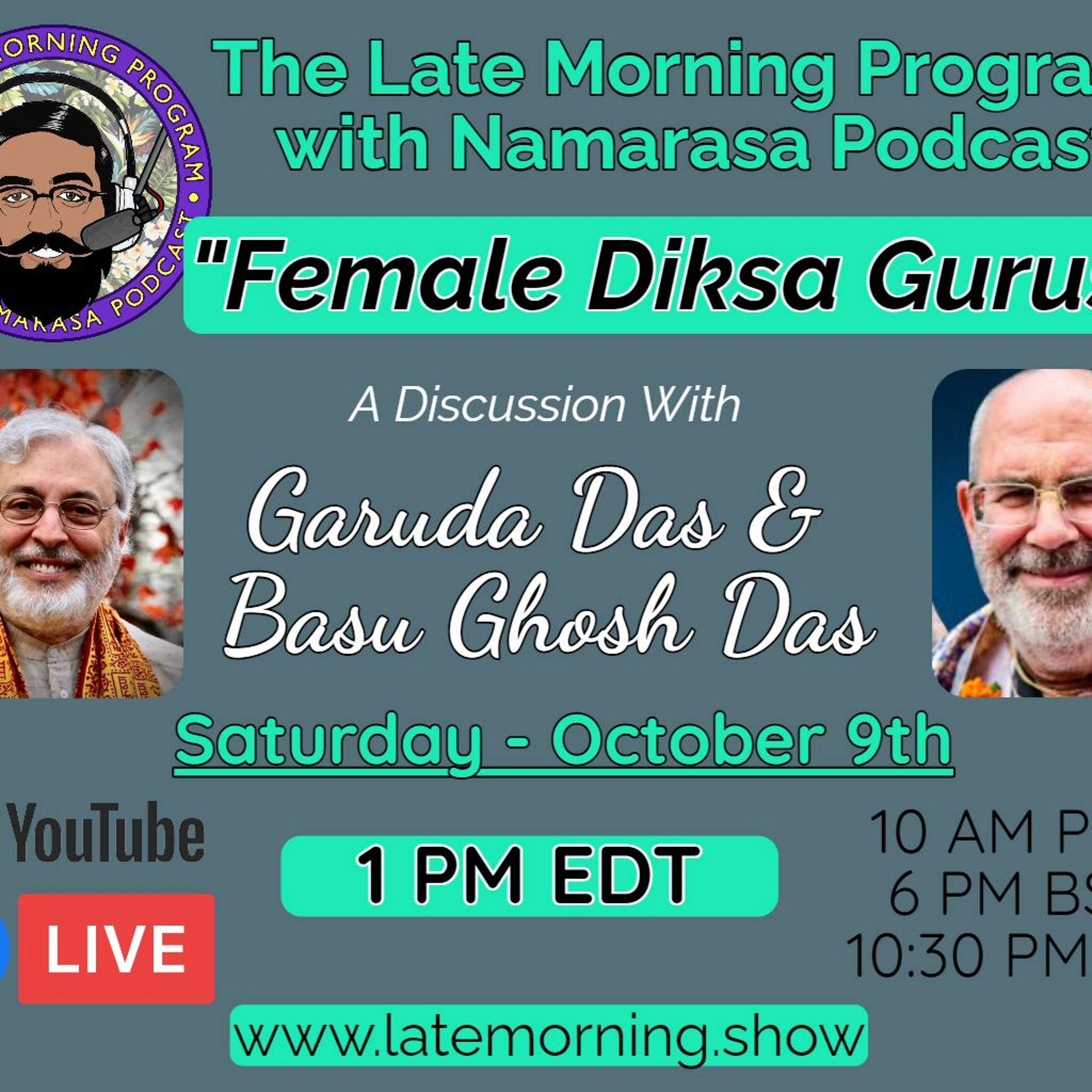 Ep. #085 | Female Diksa Gurus | feat. Garuda Das/Basu Ghosh Das episode artwork