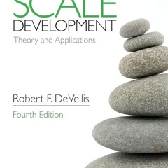 PDF✔read❤online Scale Development: Theory and Applications (Applied Social Research Methods)