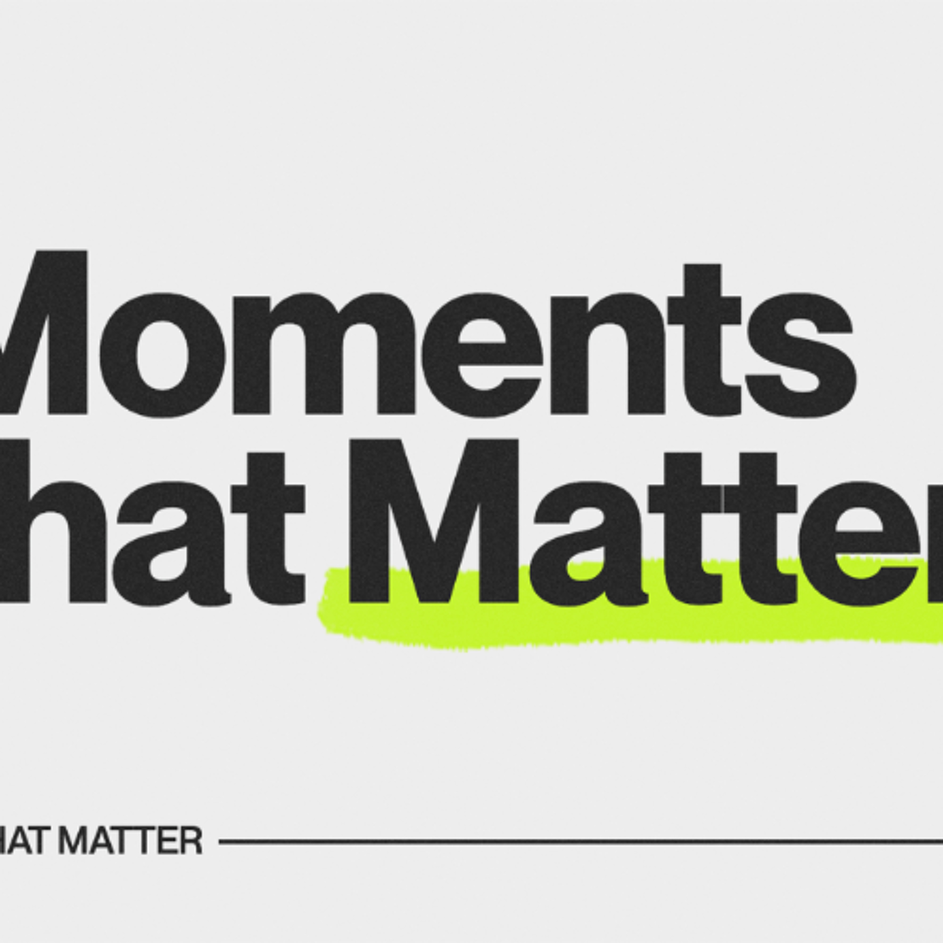 The Moment Of No Excuse // Moments That Matter // John Isemann thumbnail