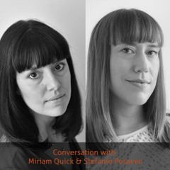 Episode 13: Conversation with Stefanie Posavec and Miriam Quick