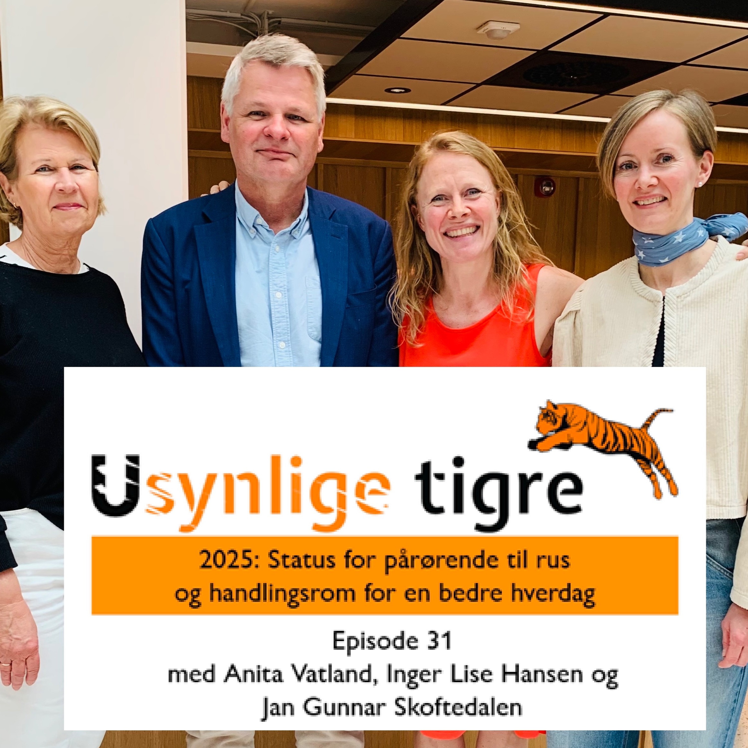 Usynlige tigre-podden