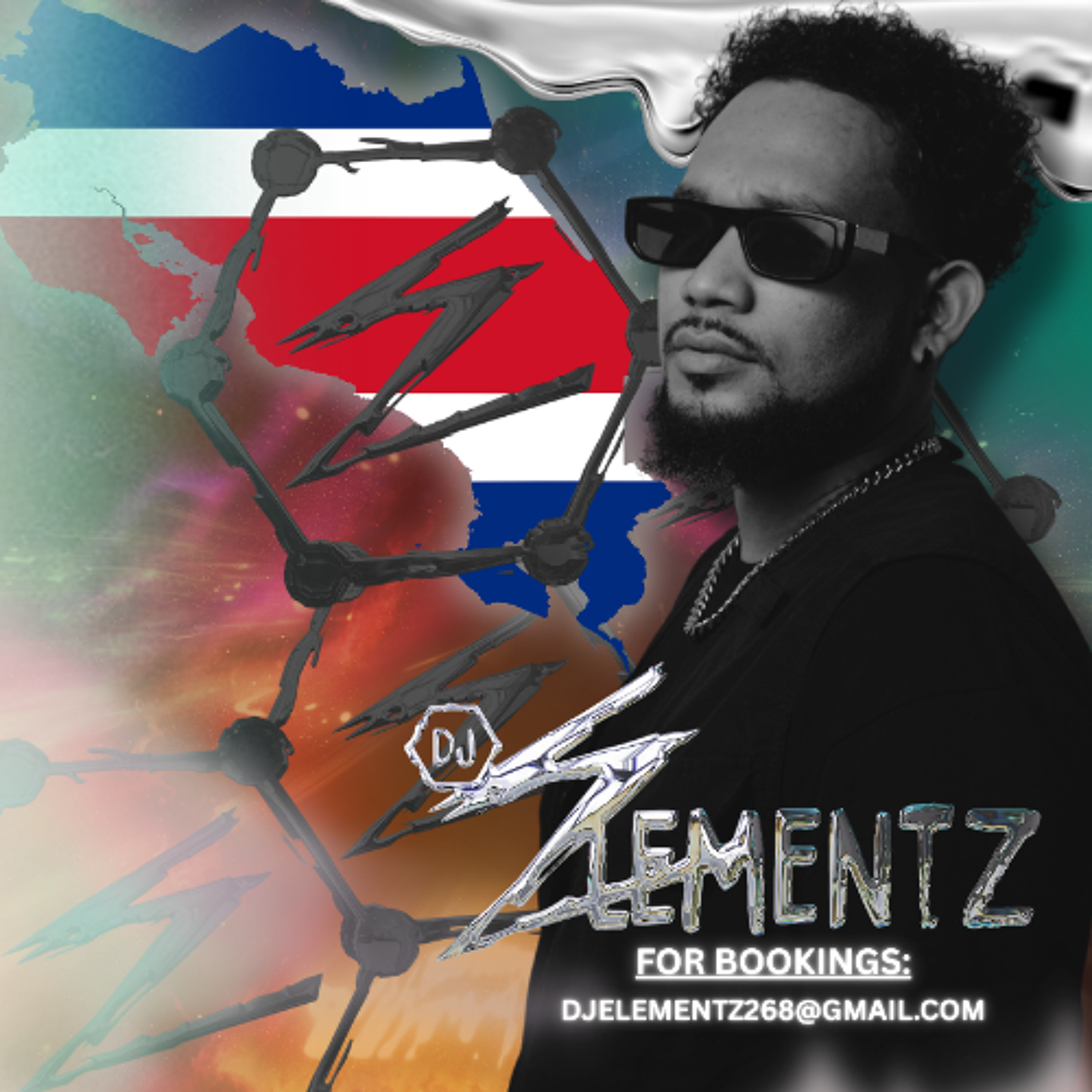 DJ ELEMENTZ LIVE IN COSTA RICA - LIVING IN MANHATTAN - KING BLAS BDAY CELEBRATION