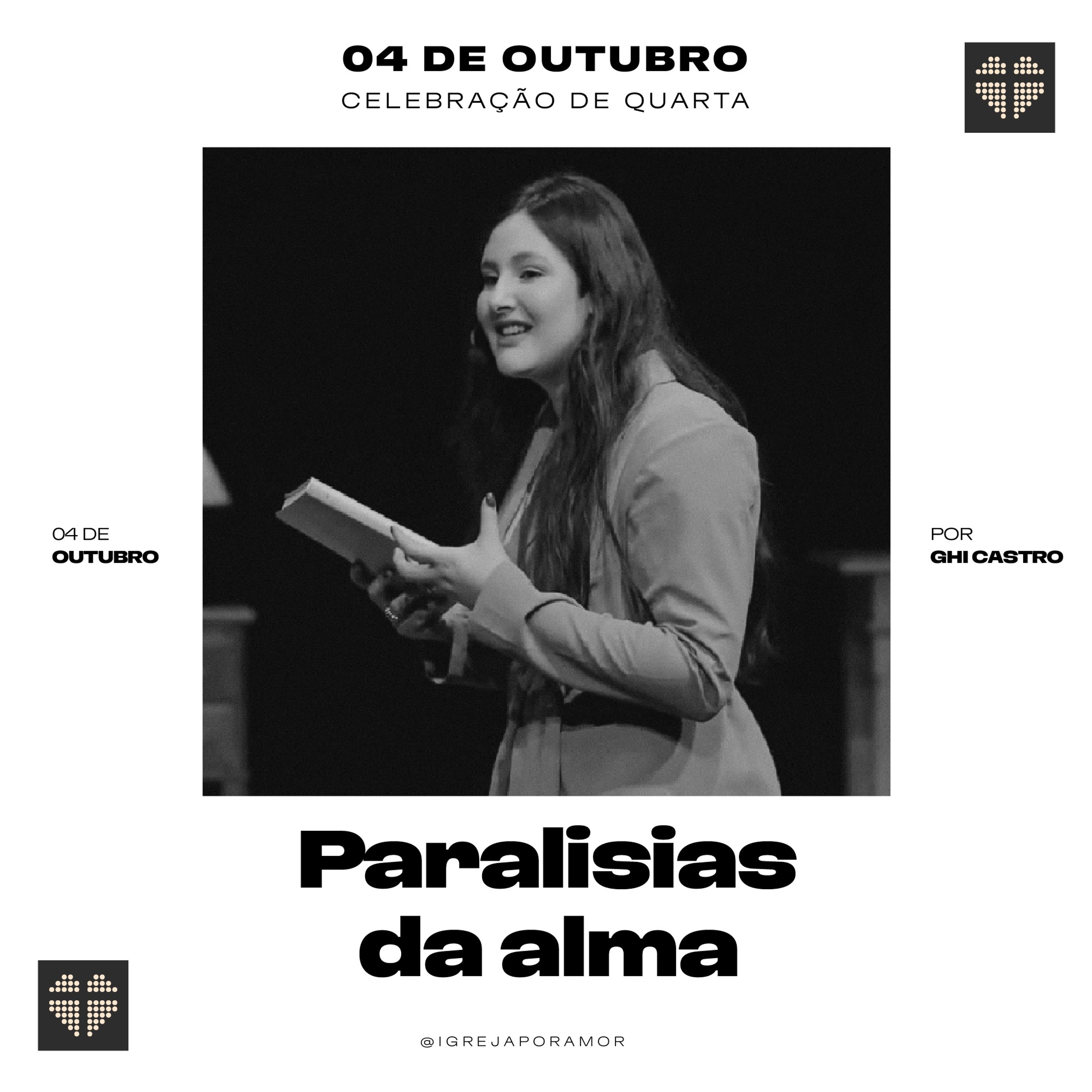 Paralisias da Alma | Igreja Por Amor | Ghi Castro | 04 de Outubro de 2023 episode artwork