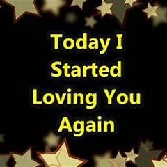 Today I Started Loving You Again - Cover by Tony