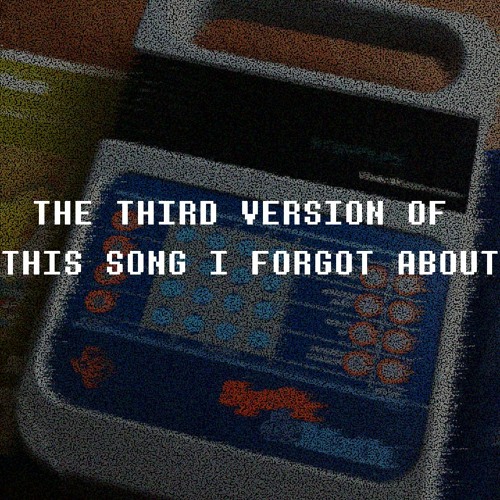 The 3rd version of HEAVEN SAYS I forgot about.