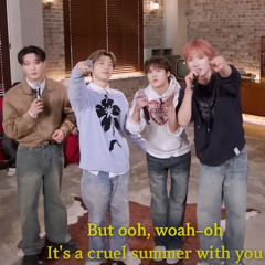 cruel summer (taylor swift) - xikers junmin, sumin, hyunwoo and seeun cover