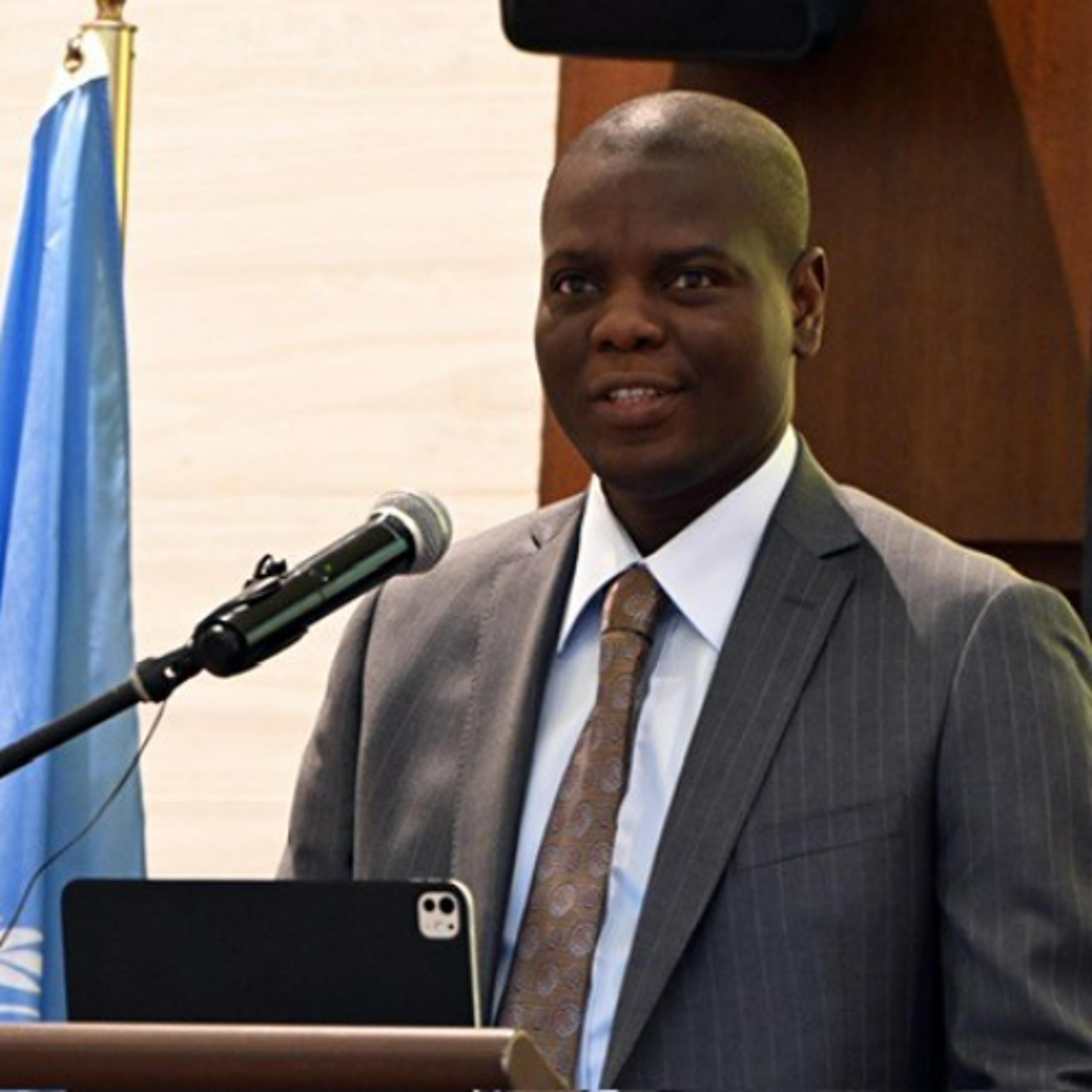 Minister Ronal Lamola address the G20 Breakfast Side Event