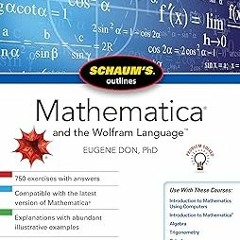 Schaum's Outline of Mathematica, Third Edition (Schaum's Outlines) BY: Eugene Don (Author) $E-book%