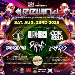 Burn The Disco Live Set - 505 Junglists present Rewind 8-23-25