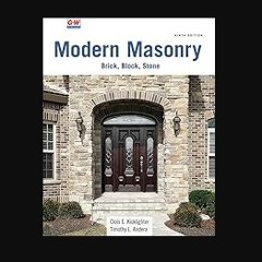 ebook [read pdf] 💖 Modern Masonry: Brick, Block, Stone [PDF]