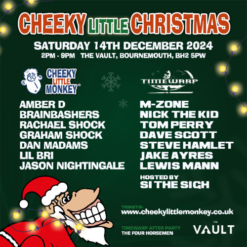 Nick The Kid @ Cheeky Little Christmas with Timewarp - The Vault - 14th December 2024