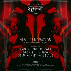 RIKTUS @ NEW GENERATION 04/09/2023, MINISTERIUM CLUB, LISBON