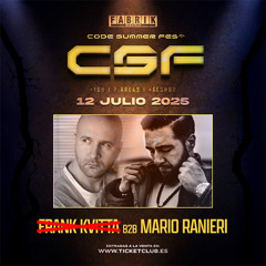 CODE SUMMER FEST @ Club Fabrik Madrid, Spain 12.7.2025