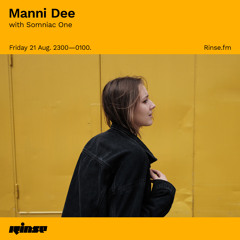 Manni Dee with Somniac One - 21 August 2020