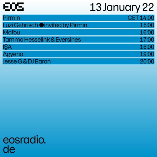 EOS Radio - Tammo Hesselink b2b Eversines 13.01.2022