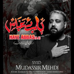 Haye Abbas as | Saraiki Noha | Syed Mudassir Mehdi | New Noha 2023 | Mola Abbas as | Muharram 2023