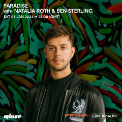 Paradise featuring Ben Sterling - 07 January 2023