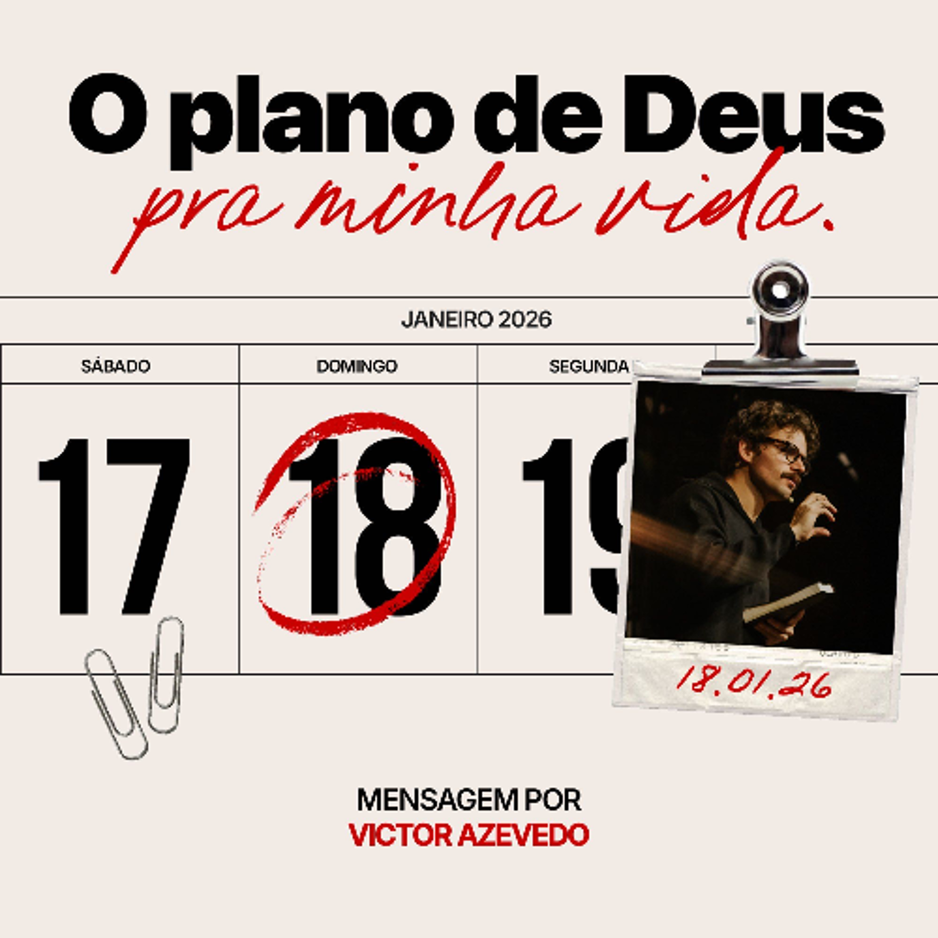 Celebração de Domingo | Igreja Por Amor | Victor Azevedo | 18 de Janeiro de 2026