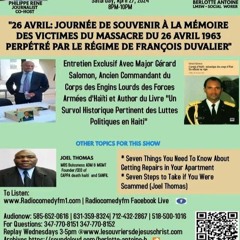 Brase Lide Talk Show 4.27.24( Major Gerard Salomon, Ancien Commandant des Forces Armées d'Haïti)