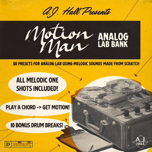 MOTION MAN (ANALOG LAB BANK & BONUS DRUM BREAKS) DEMO