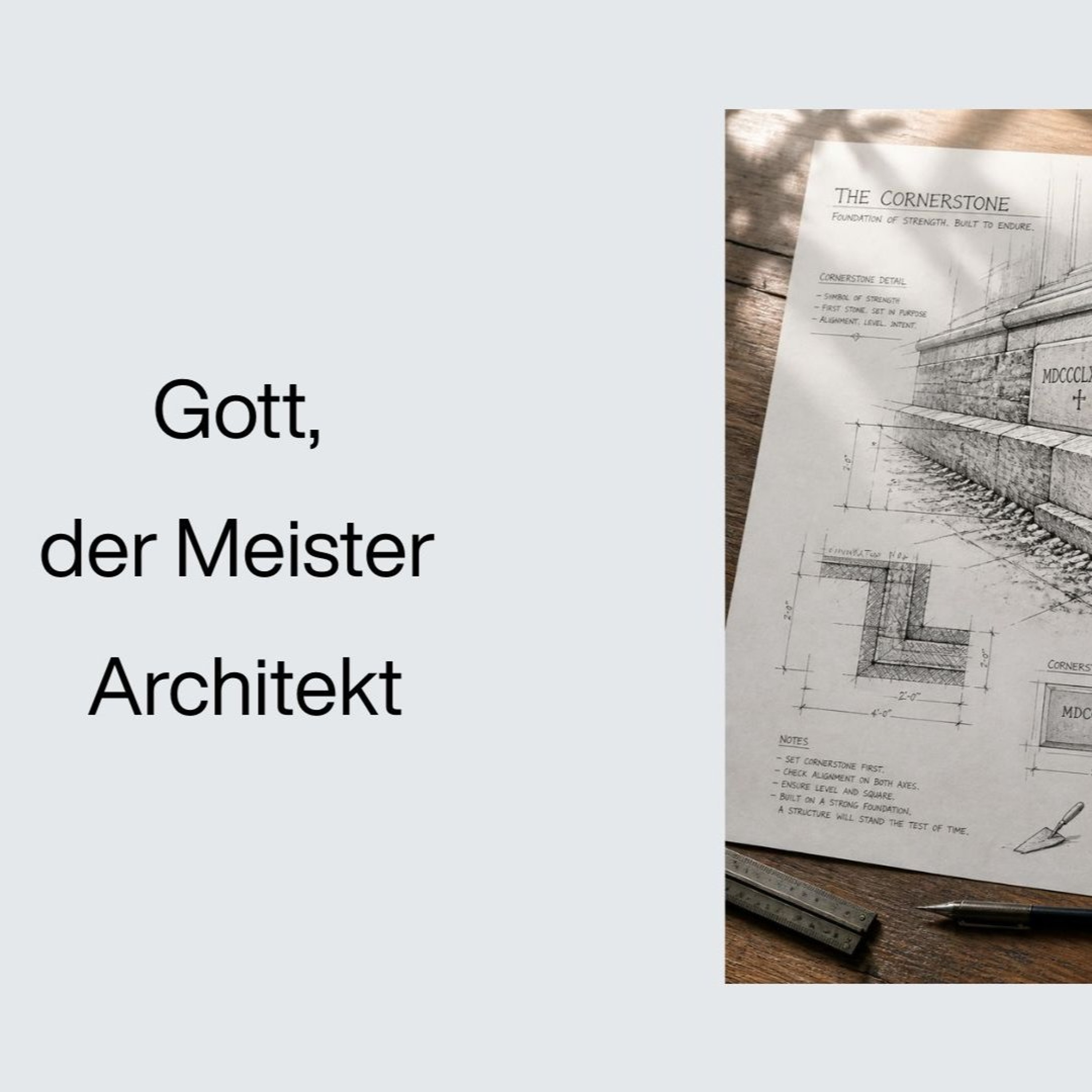 Gott, der Meister Architekt | God, the Master Architect episode artwork