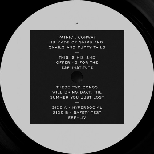 Esp054 Patrick Conway B1 Safety Test Snippet By Esp Institute