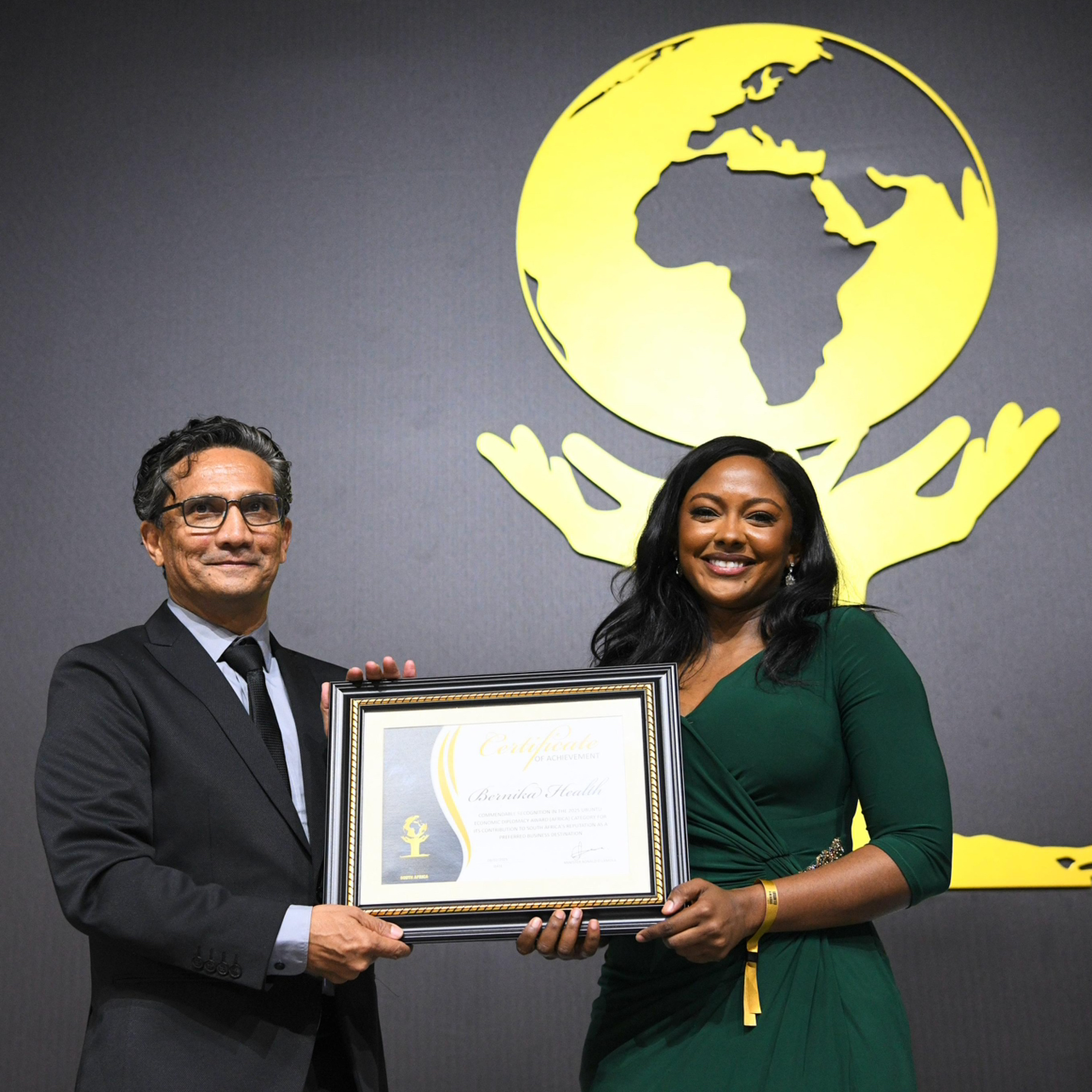 BERNIKA HEALTH - UBUNTU ECONOMIC DIPLOMACY AWARD